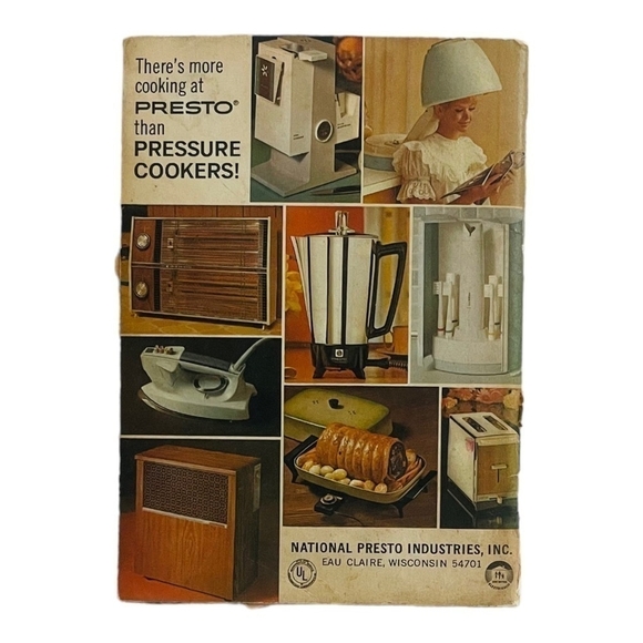 Vintage Recipes Book Presto Pressure Cookers Instruction Cookbook Cooking Recipe - Picture 2 of 2